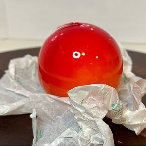 PartyLite Q37154 Mango Tangerine 3” Ball Candle – Vibrant Scented Sphere Candle